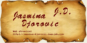 Jasmina Đorović vizit kartica